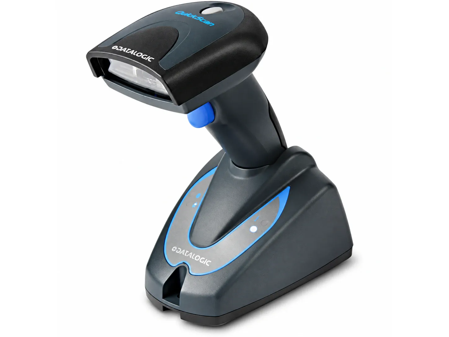 סורק ברקוד אלחוטי Datalogic QuickScan QM2130 בתחנת טעינה
